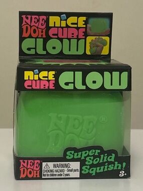 Needoh Nice Cube Glow - GREEN New